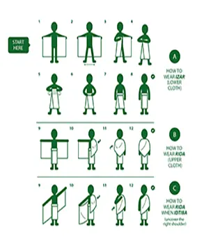 How to wear the Ihram by Q&S Islamic Store