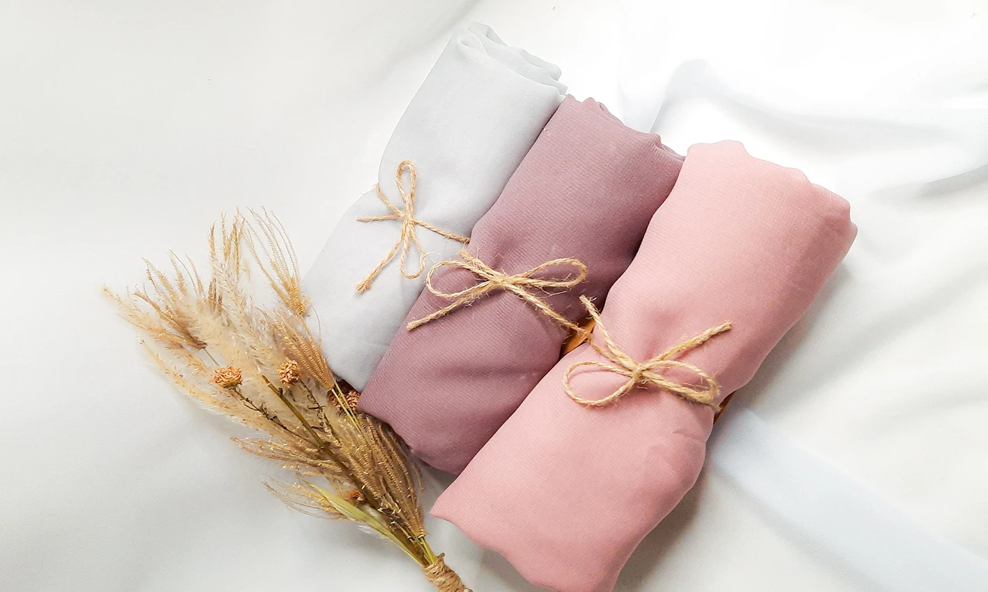 Cotton scarves by Q&S Islamic Store.